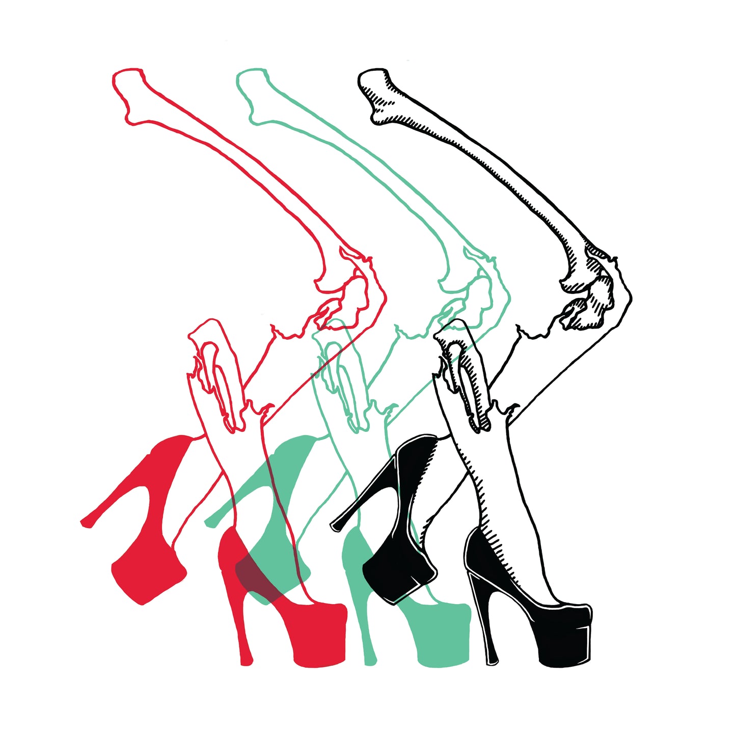 Legs Legs Legs Print