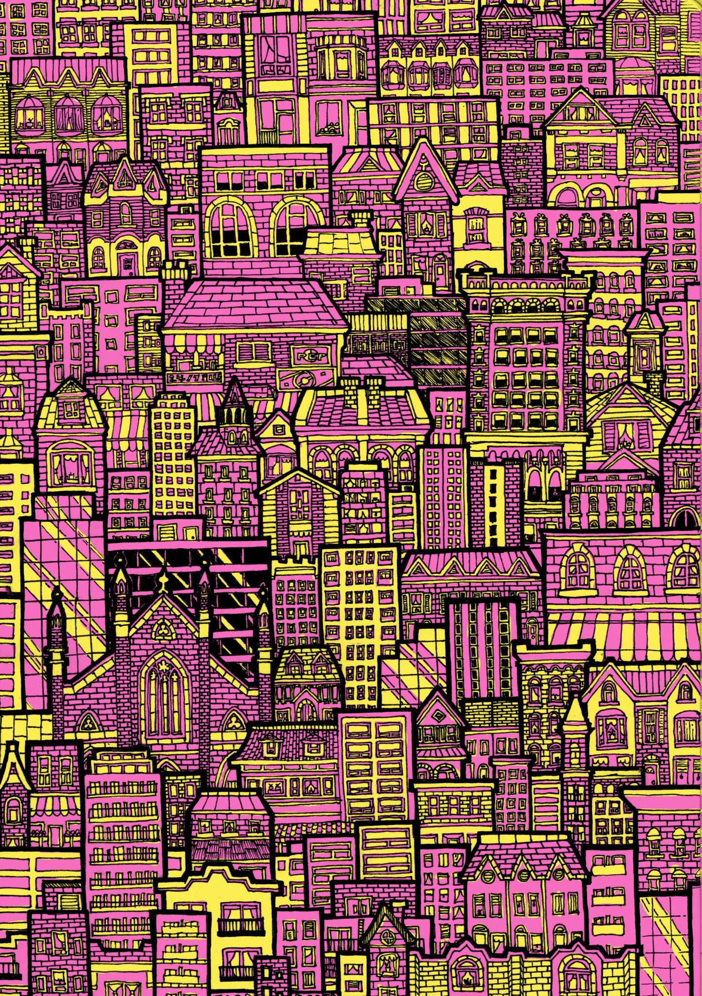 Neighborhood Concept Print