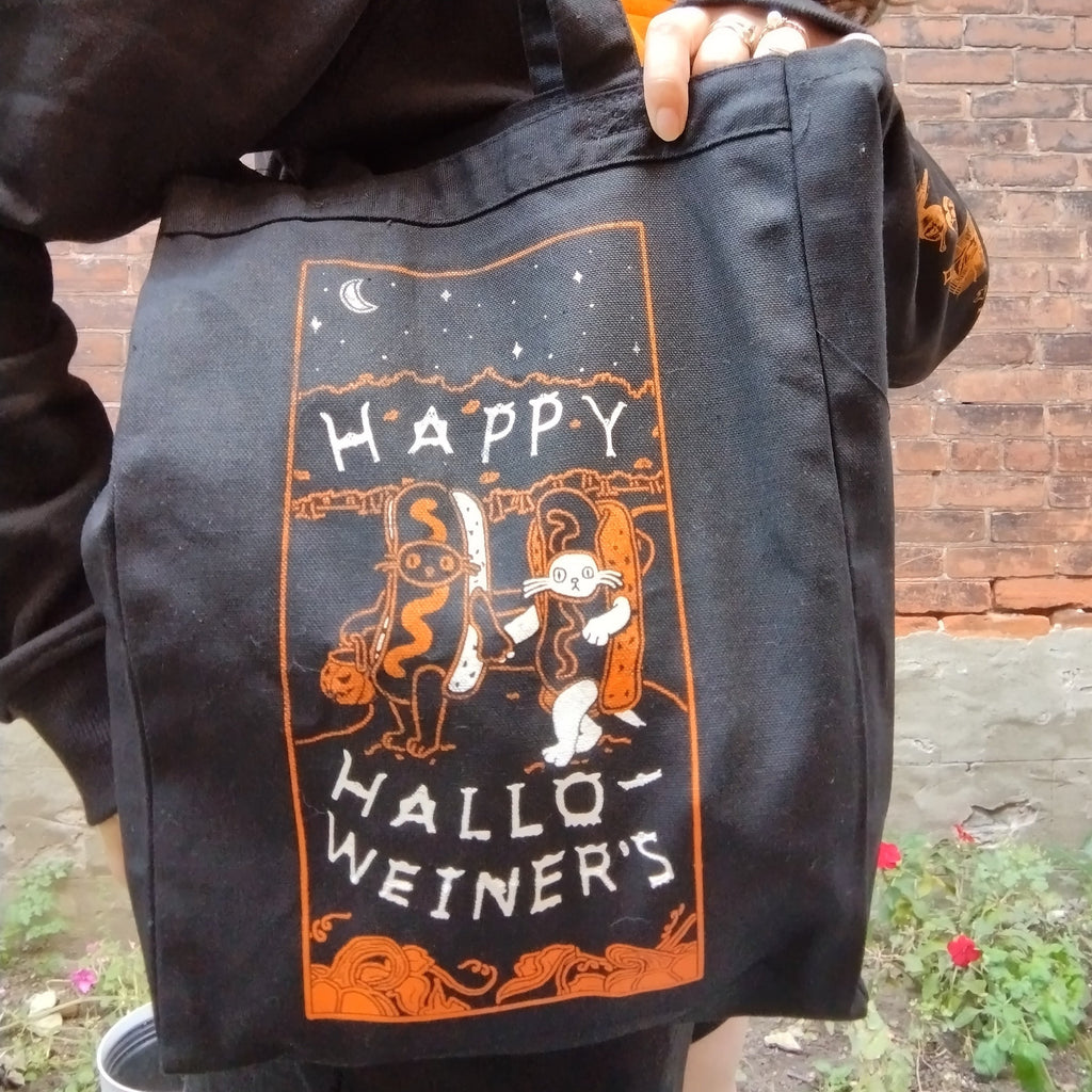 Happy Hallo-weiners Tote