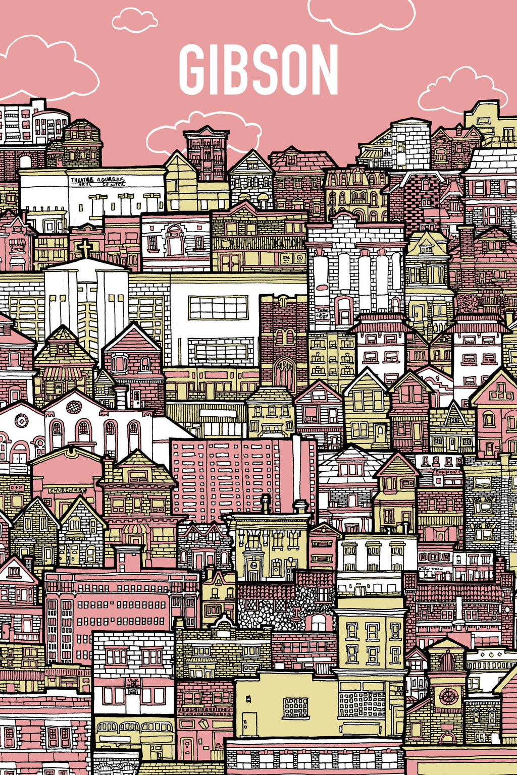 Gibson Neighborhood Print