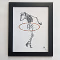 Hooping Skeleton Print